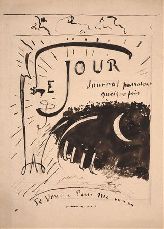 Projet de couverture ou de titre pour le recueil d'estampes Le Jour et la Nuit by Felix Bracquemond - Auction record, sale price, and art valuation. Compare with similar artists and explore comparable artworks.