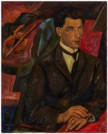 Sample artwork by Victor Sergeevic Bart (1887 - 1954), known for richly colored still life, landscape and portrait painting, graphics, book illustration - View similar artists and auction records