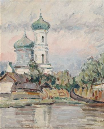 Church of Vâlcov [1937] by Mihail Gavrilov - Auction record, sale price, and art valuation. Compare with similar artists and explore comparable artworks.