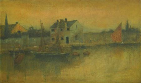Fishing Houses in Venice by Emanuel Vidovic - Auction record, sale price, and art valuation. Compare with similar artists and explore comparable artworks.
