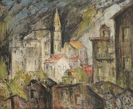 Sample artwork by Cata Dujsin Ribar (1897 - 1994), known for painting - View similar artists and auction records