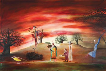 Musicians' Evening [2001] by Stefan Caltia - Auction record, sale price, and art valuation. Compare with similar artists and explore comparable artworks.