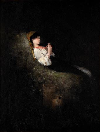 Peasant Girl Resting