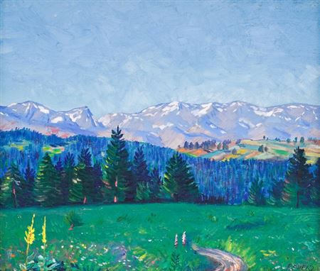 Beginning of spring by Stoyan Venev - Auction record, sale price, and art valuation. Compare with similar artists and explore comparable artworks.