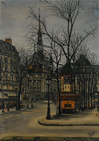 Sainte Chapelle and the Palais de Justice in Paris