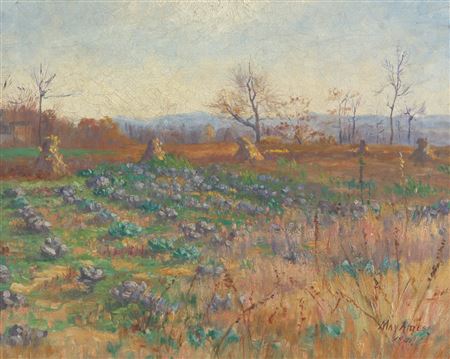 Purple Cabbage Patch by May Lydia Ames - Auction record, sale price, and art valuation. Compare with similar artists and explore comparable artworks.