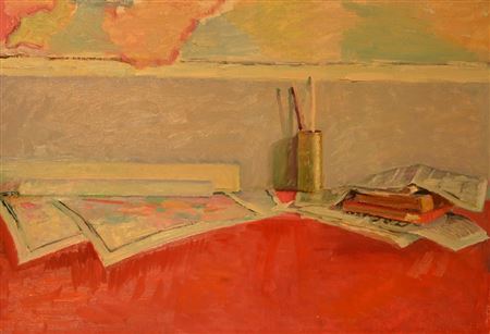 Still-life with a military map