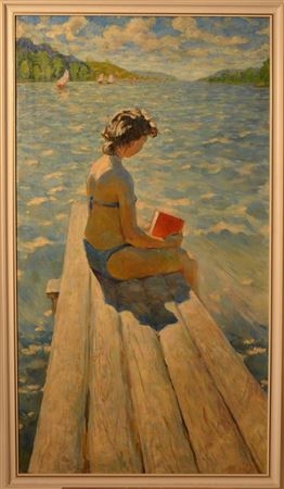 Sample artwork by Viktor Pavlovitch Legeza (1965 - 2007), known for painting - View similar artists and auction records