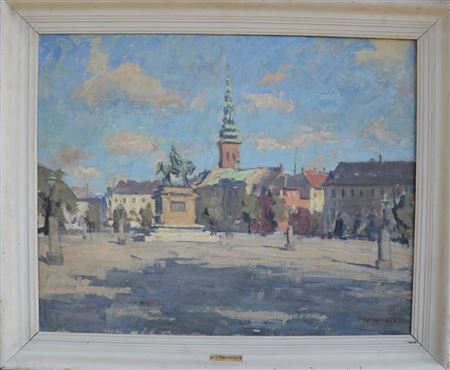 The monument on the square ; 1936