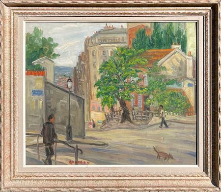 Butte Montmartre, Paris ; 1953