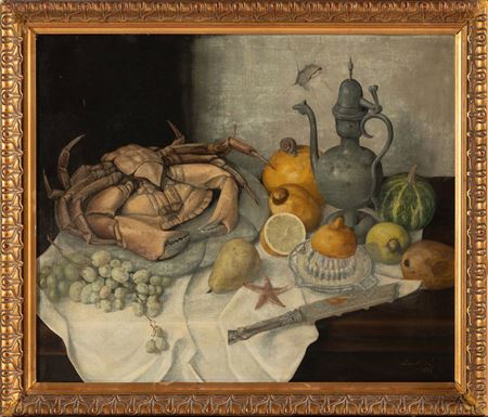 Still-life ; 1946 by Lev Klin - Auction record, sale price, and art valuation. Compare with similar artists and explore comparable artworks.