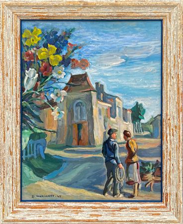 Village Street Scene