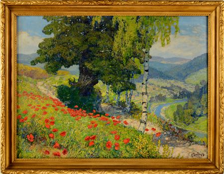THE POPPIES by Karel Banouch - Auction record, sale price, and art valuation. Compare with similar artists and explore comparable artworks.