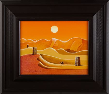 ON THE WAY TO GHARDAIA OASIS by Josef Velcovsky - Auction record, sale price, and art valuation. Compare with similar artists and explore comparable artworks.
