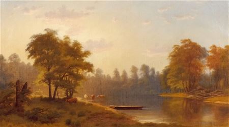 Bucolic River Landscape
