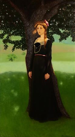 Portrait of a Woman by a Tree, 1901