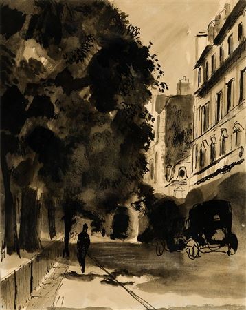 Paris Street Scene