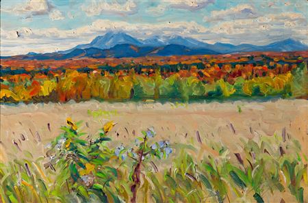 Sample artwork by Christopher (Chris) Huntington (Born 1938), known for landscape and waterscape painting - View similar artists and auction records