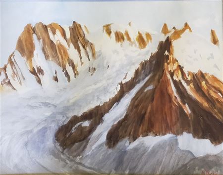 "Du côté des Grandes Jorasses" (On the side of the Grandes Jorasses)