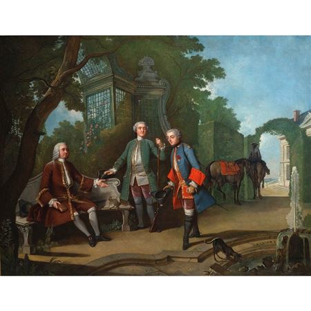 Aristocrats Return from a Hunt