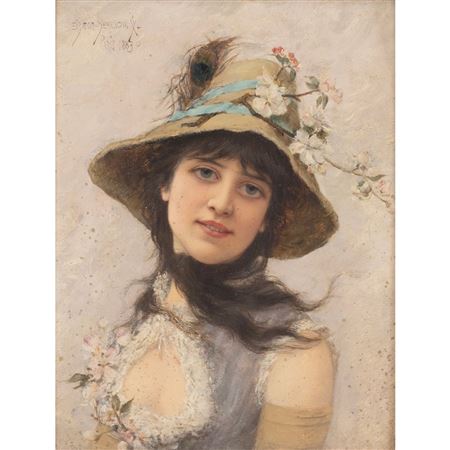 Portrait of Woman," Paris 1883
