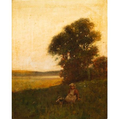 Young Girl by Lake