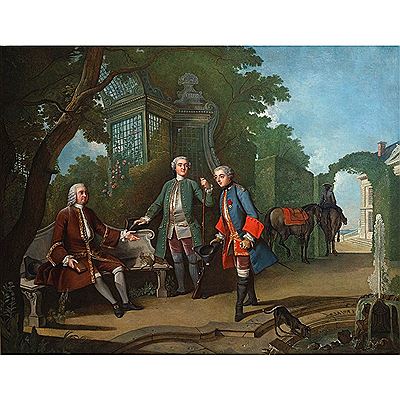 Aristocrats Return from a Hunt