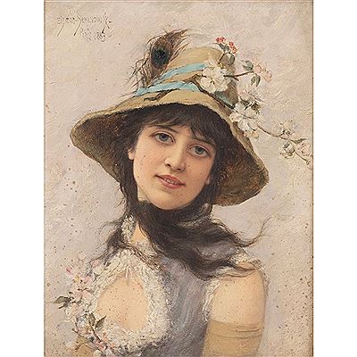 Portrait of Woman, Paris 1883