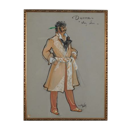Costume Illustration, Duma
