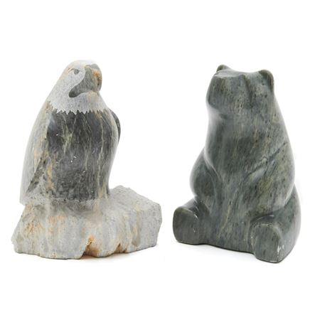 Two Carved Figures
