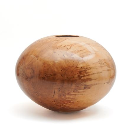 Turned Ash Leaf Maple Large Bowl