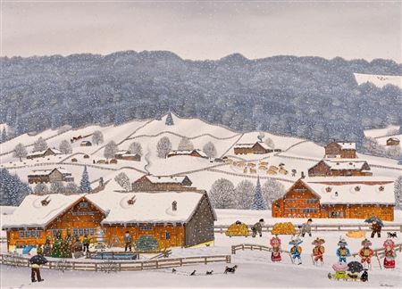 Silvester-Klausen in Urnäsch 13. Januar
