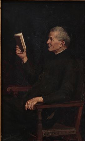 Priest reading