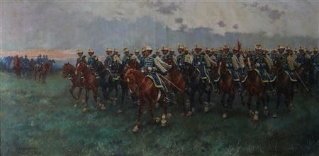 Cavalry soldiers by Jose Cusachs Y Cusachs - Auction record, sale price, and art valuation. Compare with similar artists and explore comparable artworks.
