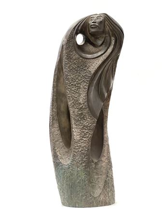 Sample artwork by Bruce LaFountain (Born 1961), known for sculptor-abstract indian figure - View similar artists and auction records