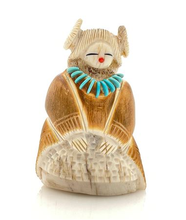Zuni Antler Corn Maiden Fetish
