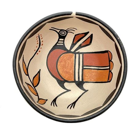 Kewa Santo Domingo Polychrome Pottery Bowl