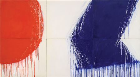 Sans titre (de la série « Bleu, blanc, rouge ») / Untitled (from the series "Bleu, blanc, rouge"), 1974 (Polyptych)