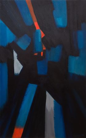Bleu-éclats, 1955