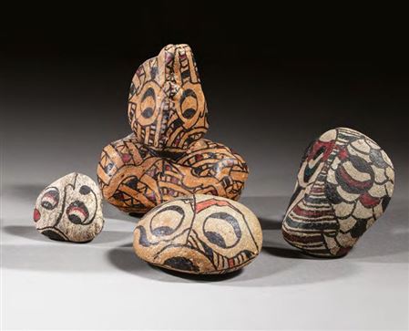 Faces and Characters (4) by Andre Labelle - Auction record, sale price, and art valuation. Compare with similar artists and explore comparable artworks.