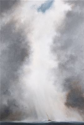 Sample artwork by Anthony Amos (1950 - 2010), known for realistic paintings of dockyards and sailors - View similar artists and auction records