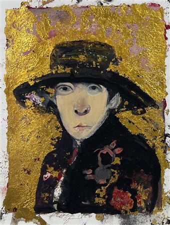 "Self Image with Black Hat, 1986"