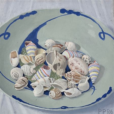 "Shells on Plate, 1986"