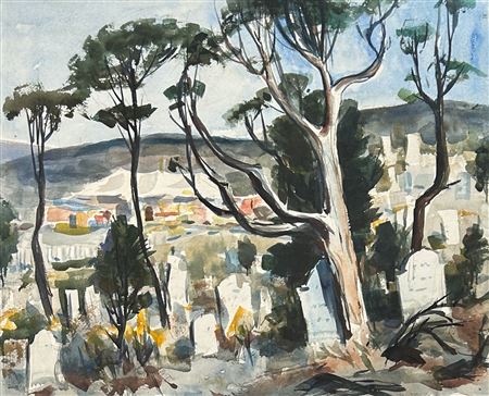 "View from Cemetery, Provincetown"