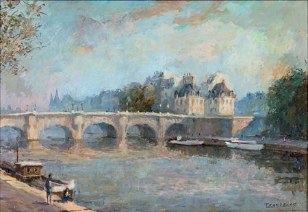 Paris, the Seine at Ile de la Cité