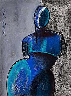 UNTITLED, ABSTRACTED FIGURE