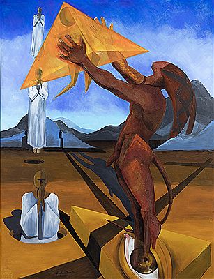 UNTITLED, SURREALIST SCENE