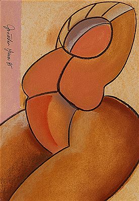 UNTITLED, ABSTRACTED FIGURE