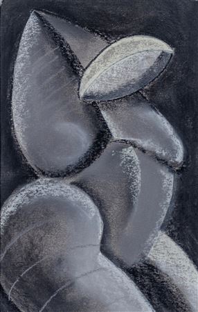 Untitled, abstracted figure 1985