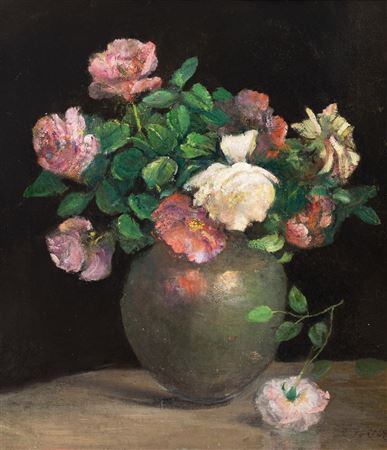 Roses in a Vase